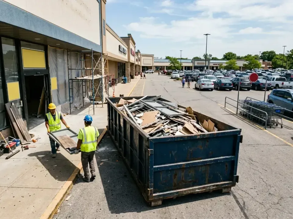 retail-store-renovation-debris-003 — frequently asked questions, Roll-off Dumpster Rentals in Pevely, MO
